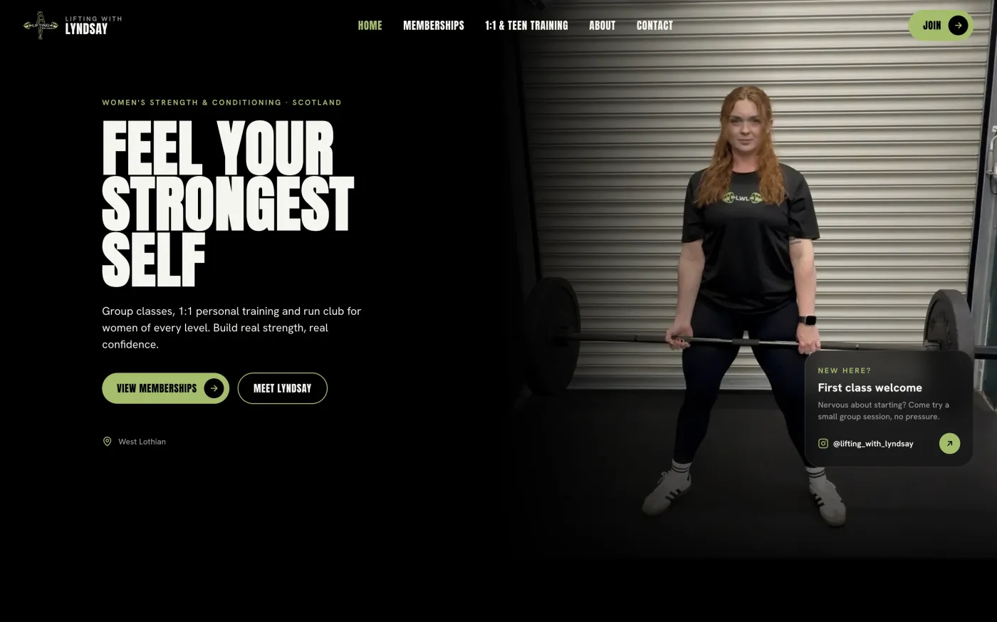 Lifting with Lyndsay — hero